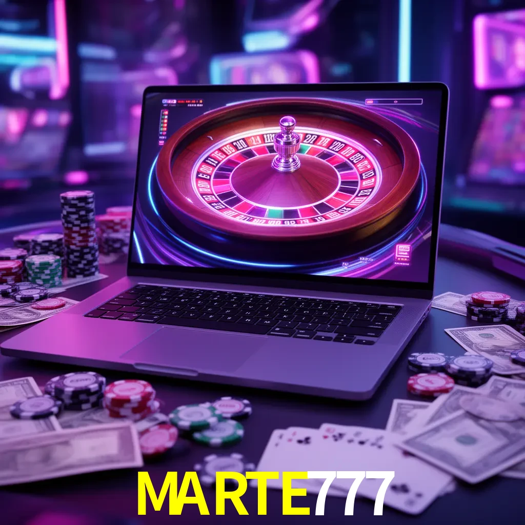 Centro móvil MARTE777 con casino, cajero, bonos, app y acceso de cuenta para México